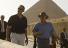 U.S. President Obama is given a tour of the Great Pyramids of Giza outside of Cairo in Egypt