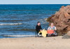 reading on the beach clauderobillard