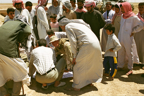 Benjamin Busch, (photo by Sgt. James Letsky) Wasit, Iraq (10), 2003