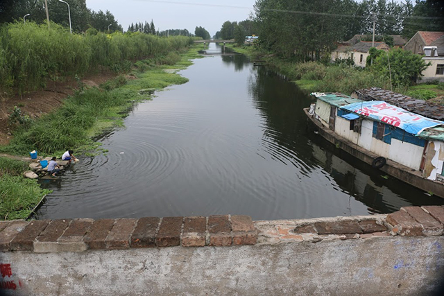 Villagers dug this canal in northern Jiangsu during the Cultural Revolution.
