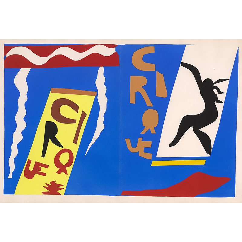 Matisse, Henri, 1869-1954.   Le Cirque (Jazz, pl. II)  [Paris : Teriade, 1947]  2007.77b