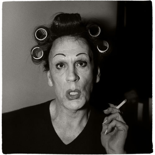 Diane Arbus  A Young Man in Curlers at Home on West 20th Street N.Y.C. 1966 2014-LR