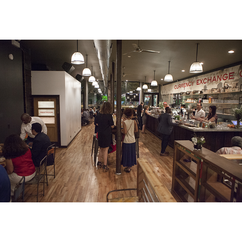 Interior view. From the Currency Exchange Café project. Photo: Sarah Pooley.