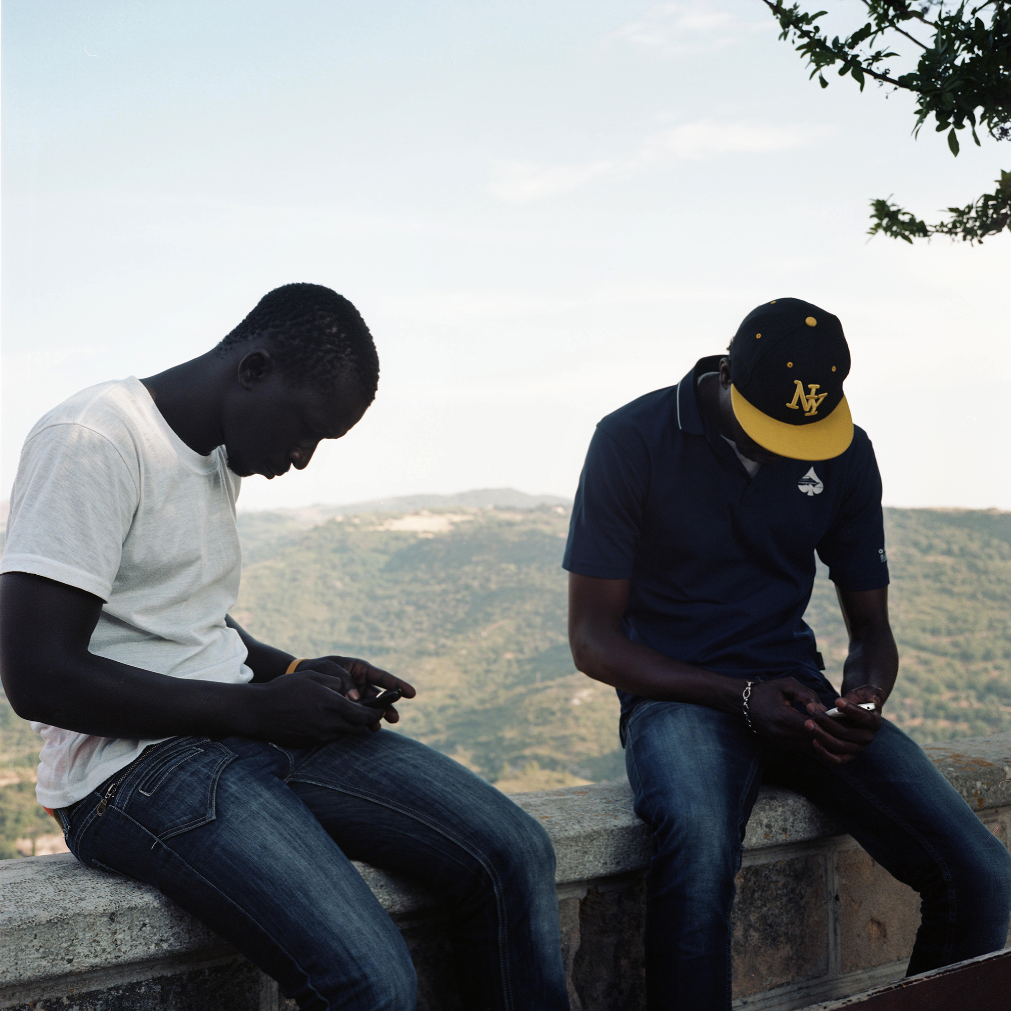 Musa and Omar, Mineo, Sicily, Italy, 2015. 