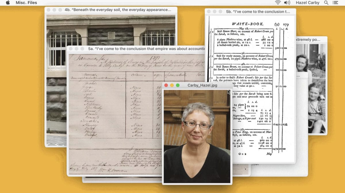 Hazel Carby “If it can’t actually cope with the entanglement of all