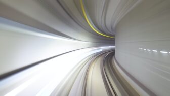 Tunnel whizzing by.
