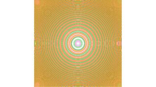 Concentric circles in yellows and greens